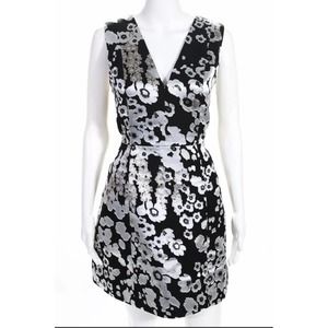 Alice + Olivia Women's Embroidered Sleeveless Dress - Used - Size 12